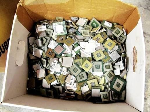 Computer processor scrap purchased by Multi World Trading